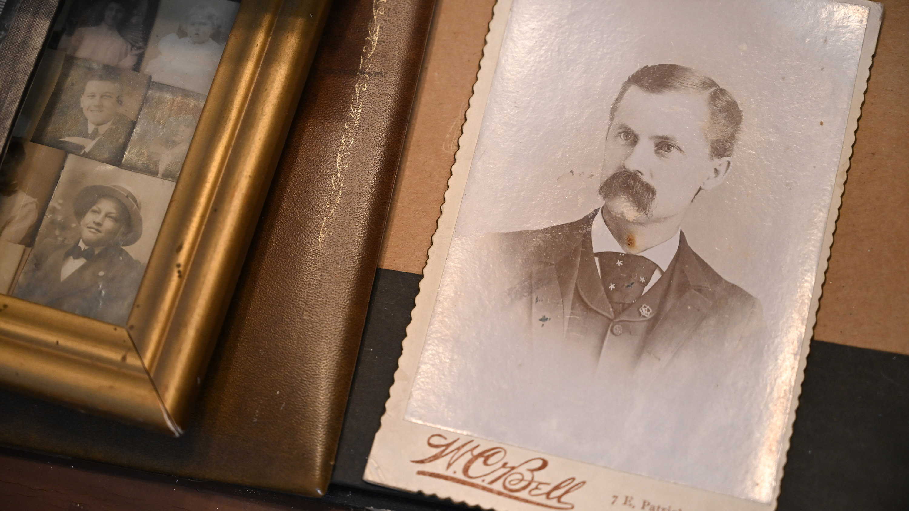 A portrait of Dr. George F. Smith, founder of Rosebud...