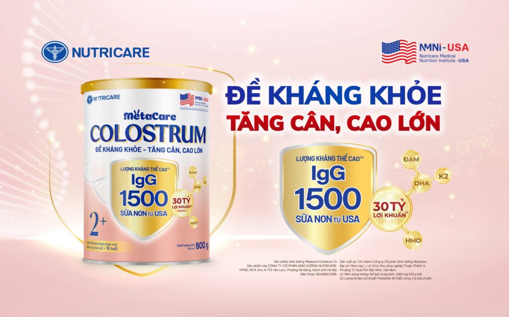 Metacare Colostrum – 15-Year Milestone of Immune nutrition application by Nutricare