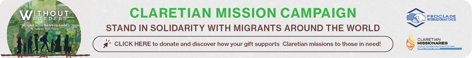 ad promoting Claretian Mission Campaign