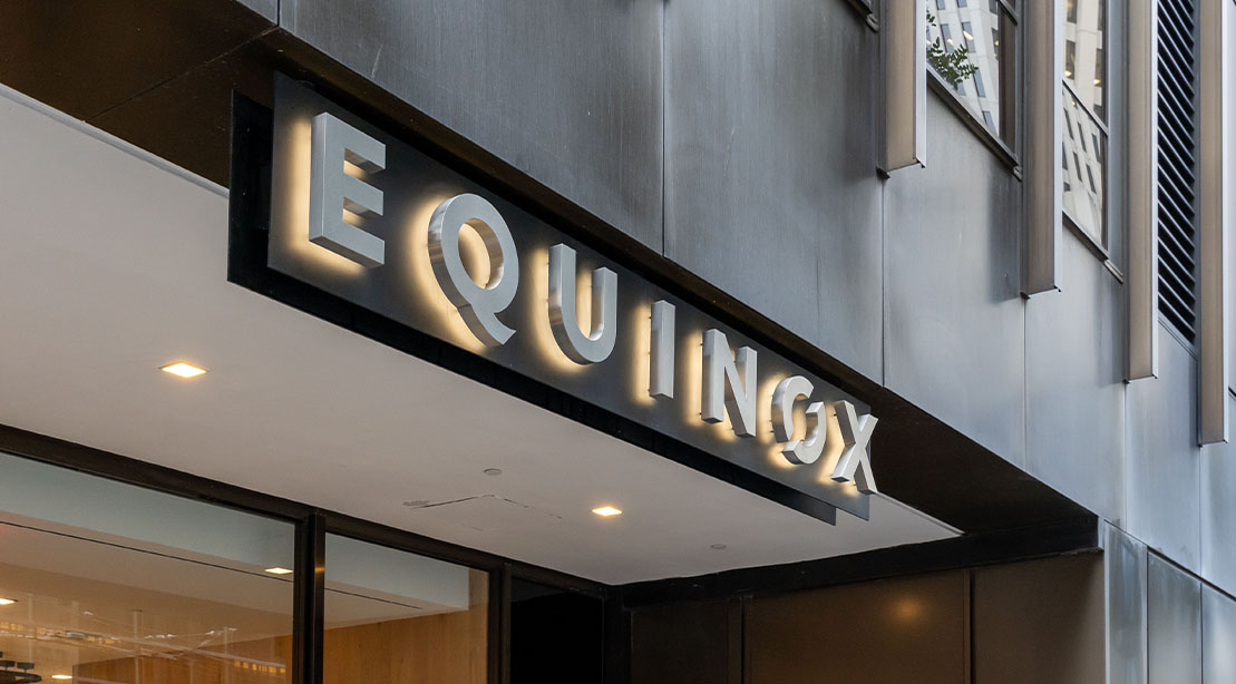 Equinox gym store front