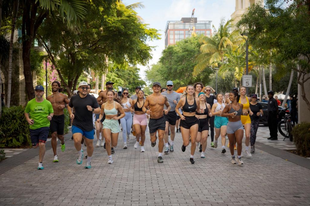 Head out for a run with Celis Run Club. Photo courtesy of CityPlace