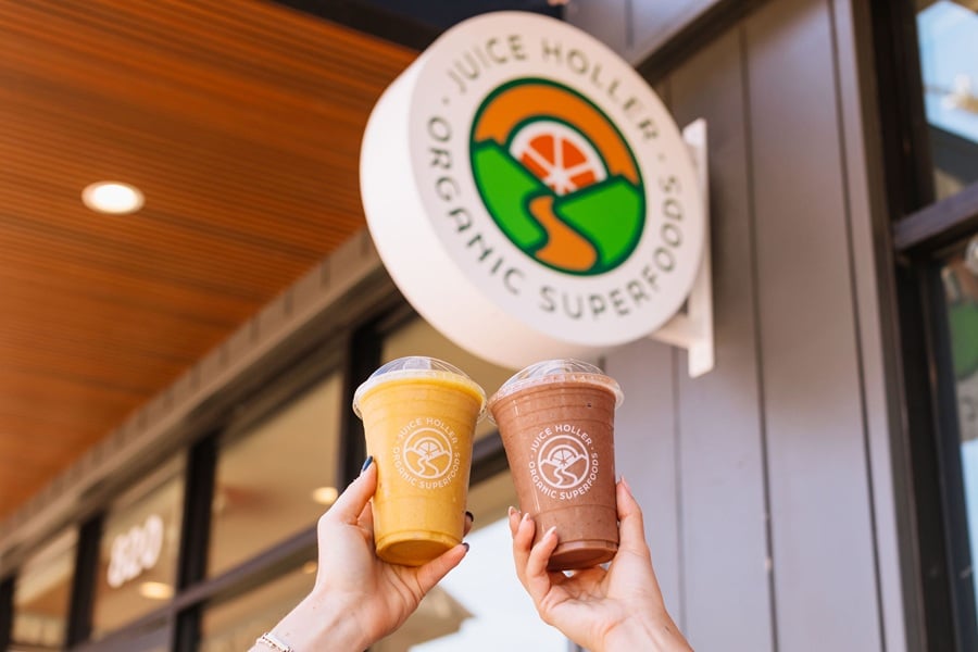 Smoothies at Juice Holler Wellness Cafe