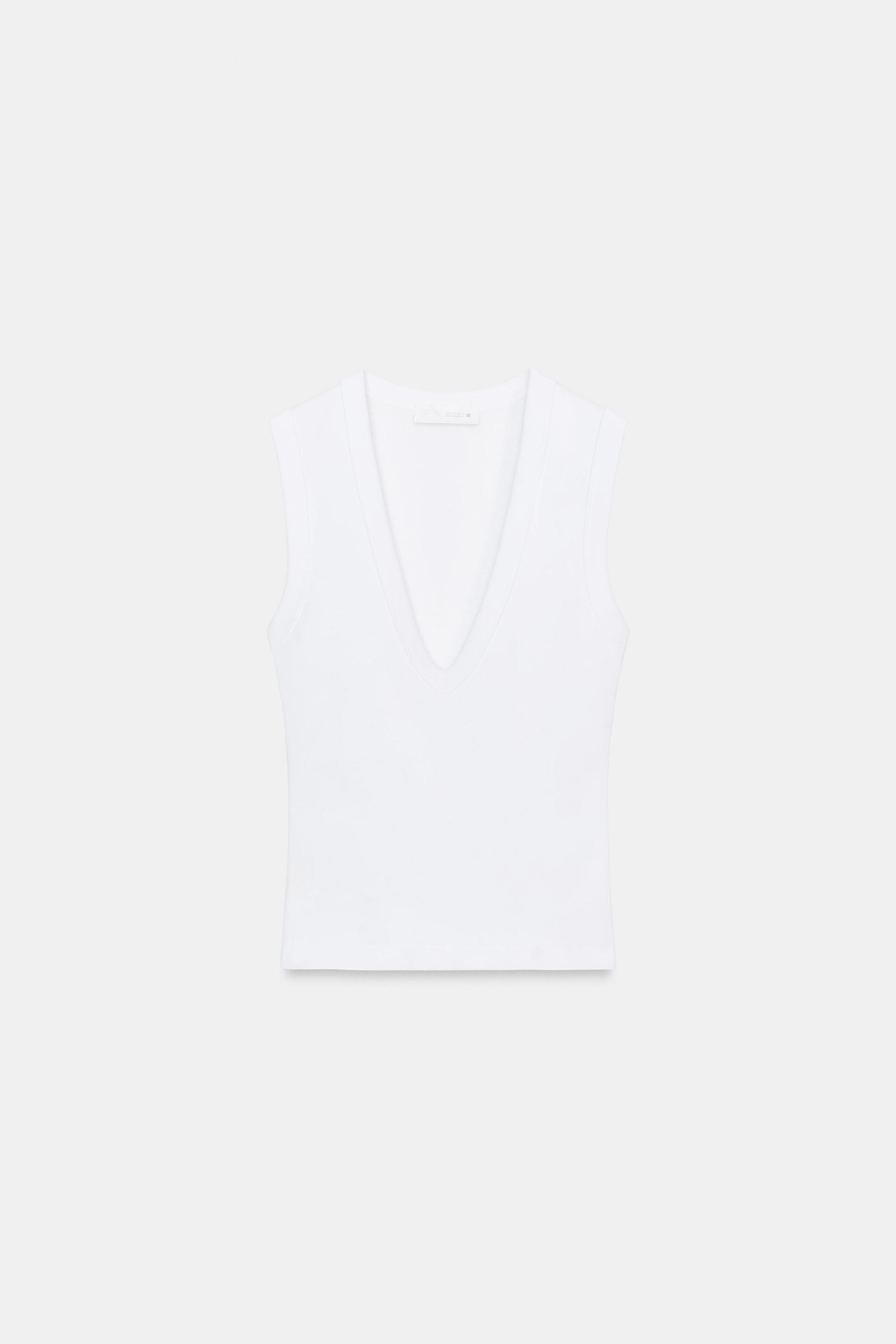 Cotton V-Neck T-Shirt