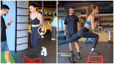 Celebrity trainer Karan Sawhney's high-intensity 10-minute workout routine includes squats, planks, bicycle crunches. (Instagram/ karansawhney11)