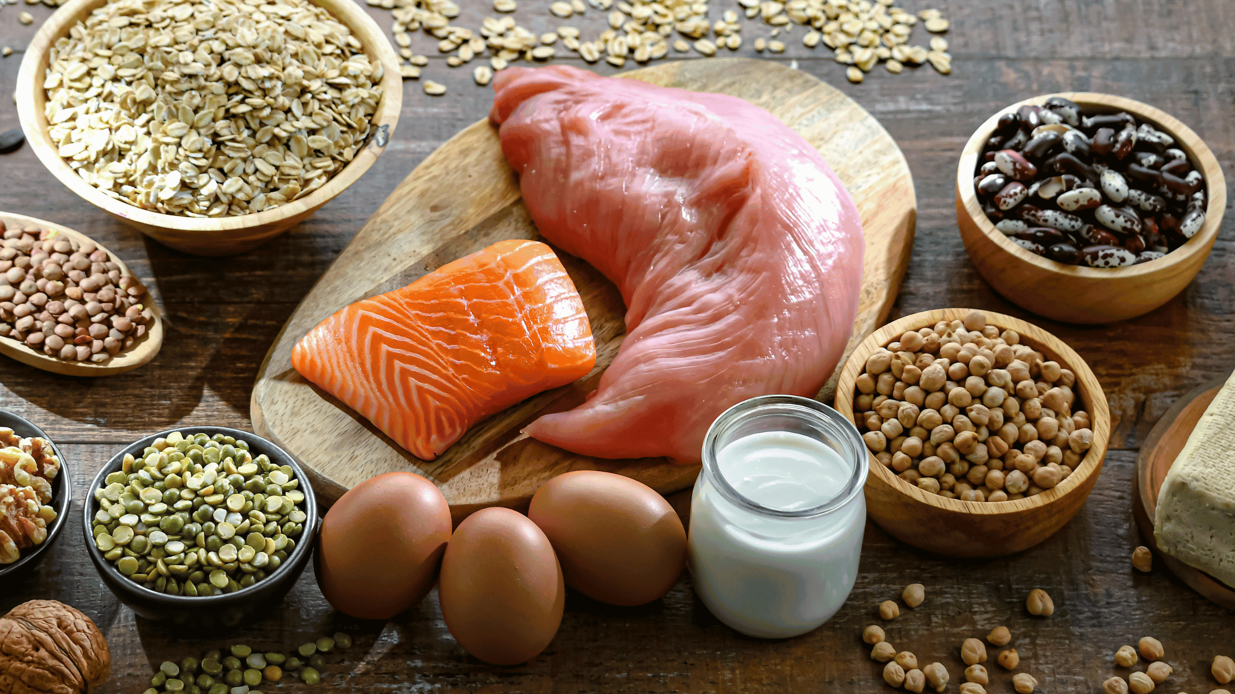 Natural protein foods