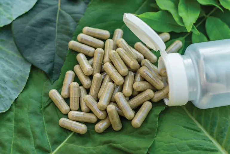 Hidden antivirals discovered in a plant-derived supplement