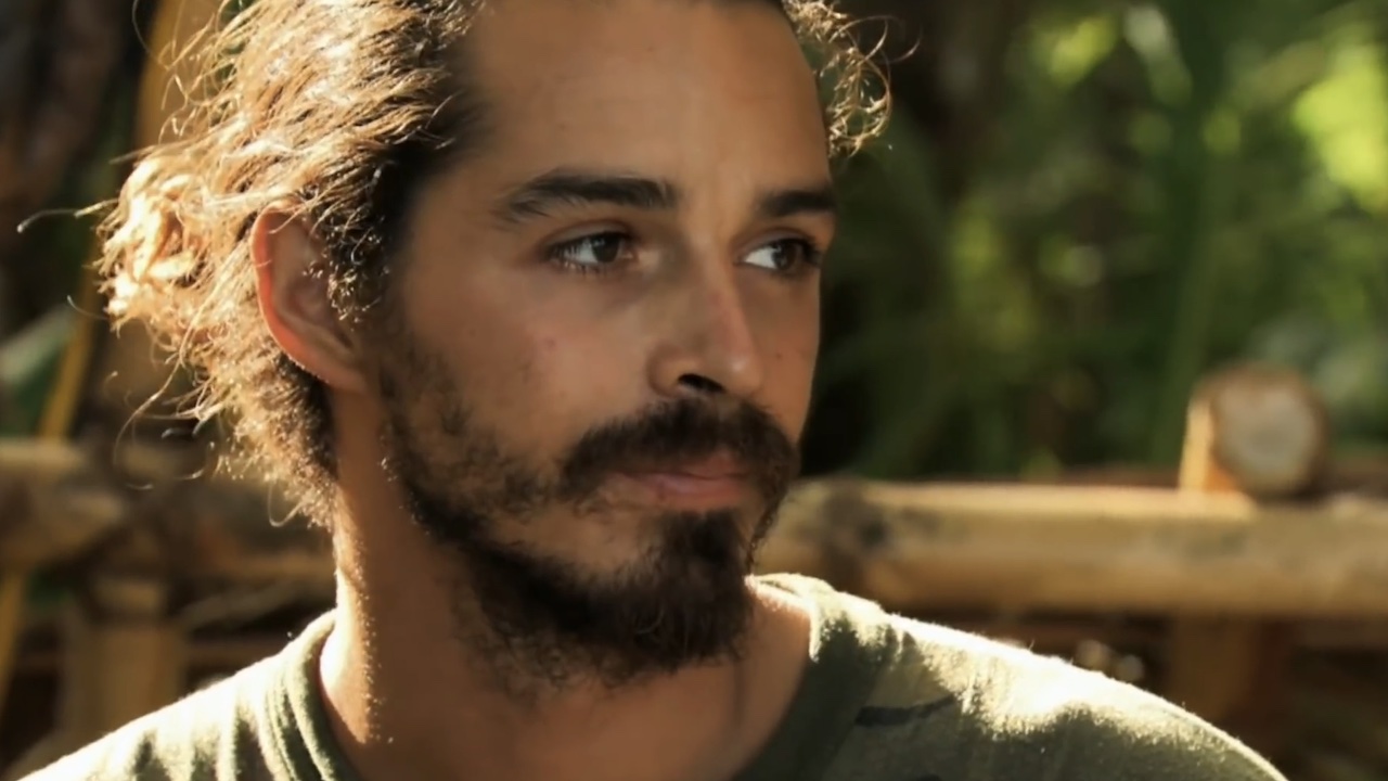 Ozzy looking mad in Survivor: South Pacific