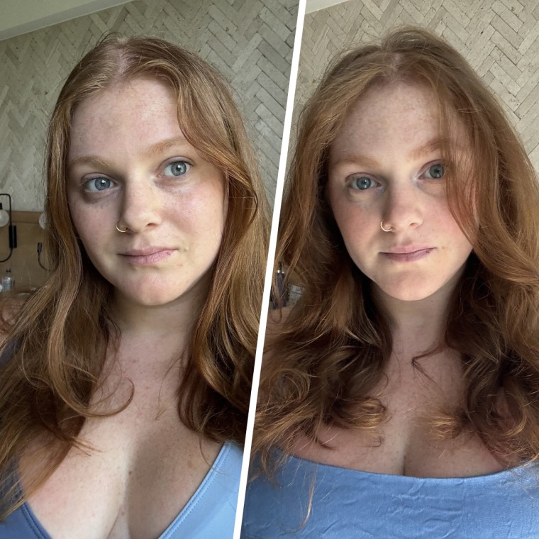 Before (left) and after (right)