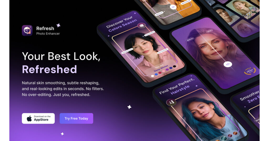 Eightpoint Launches Refresh, an AI Beauty App for Natural, Realistic Transformations