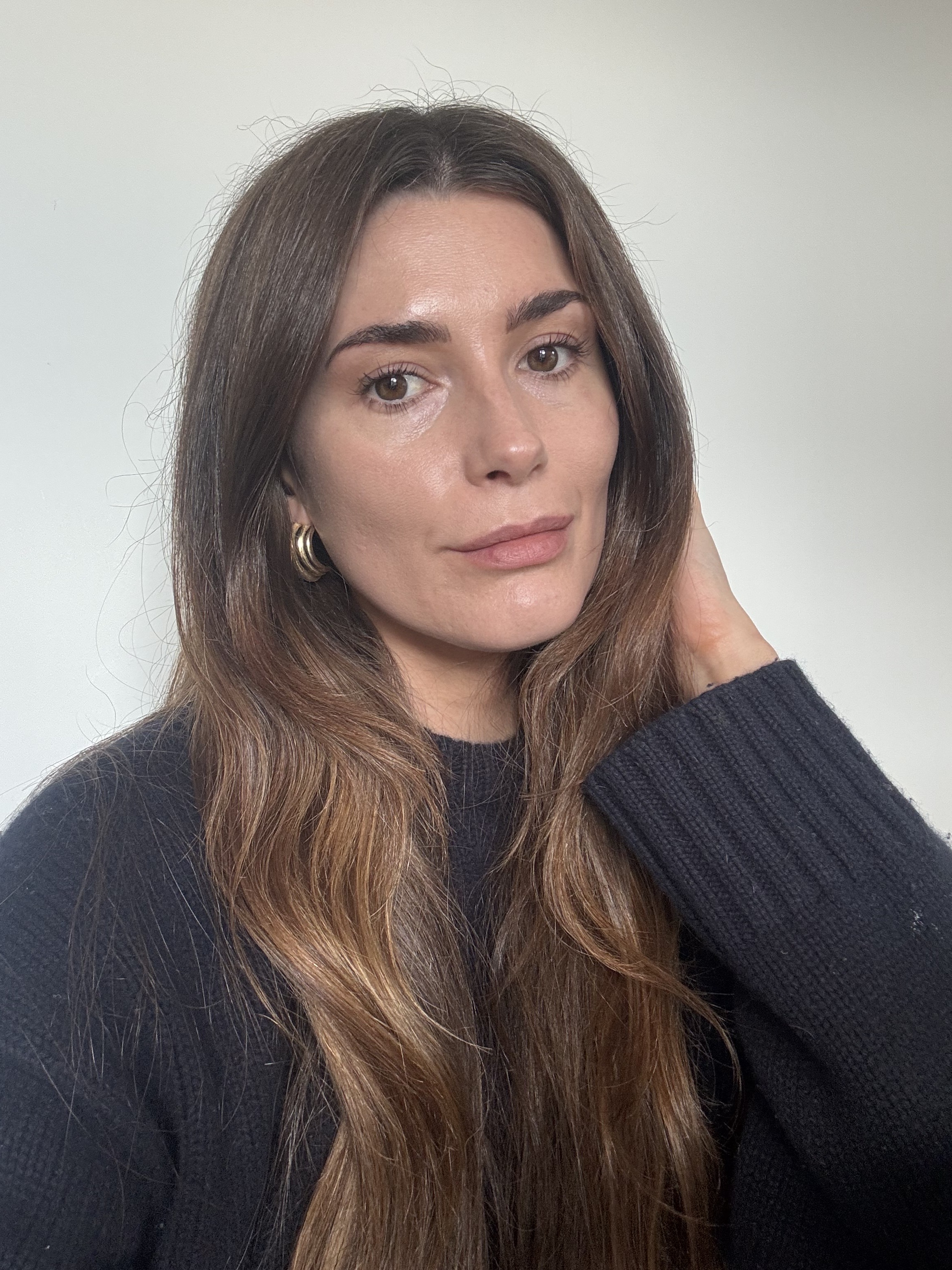 Eleanor's skin after applying her Dcypher my custom foundation