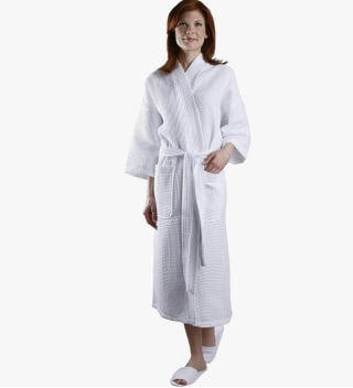 Monarch Waffle Kimono Spa Robe
