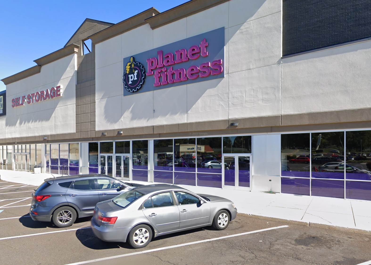 Officers responded the Planet Fitness at around 12.30 p.m Thursday following reports of a stabbing. They found the male employee with multiple stab wounds, who was then taken to a local trauma center for treatment of his injuries – which were life-threatening