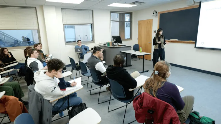 Animal Biosciences doctoral student, Corina Miko presents additional research emerging from the RAMP lab