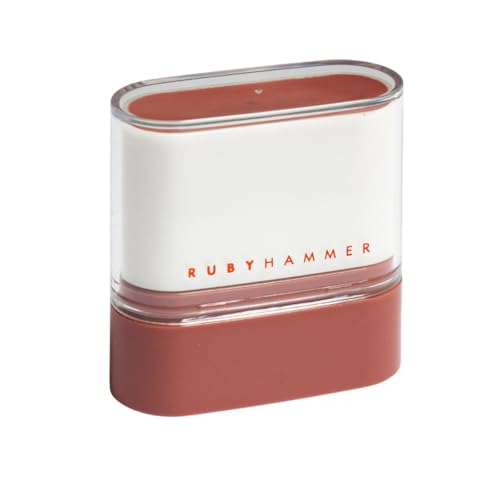 Ruby Hammer Cheek Colour – Tawny | Multi-Use Cream Stick for Cheeks, Lips & Eyes | Buildable Blush & Lip Tint | Hydrating Formula With Macadamia Oil | Vegan | 11g | Made in Korea