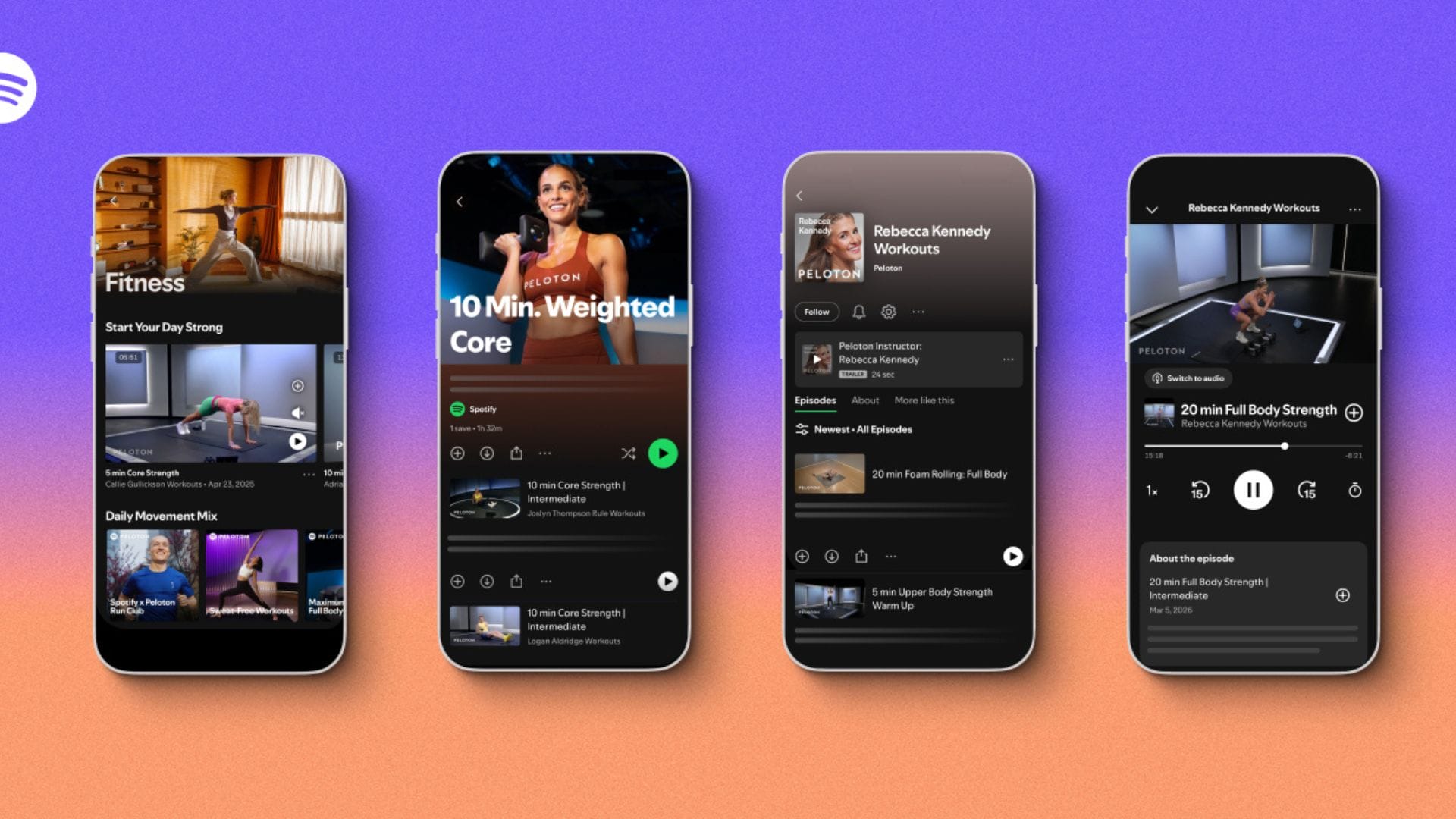 Spotify expands into fitness with guided workouts and Peloton classes