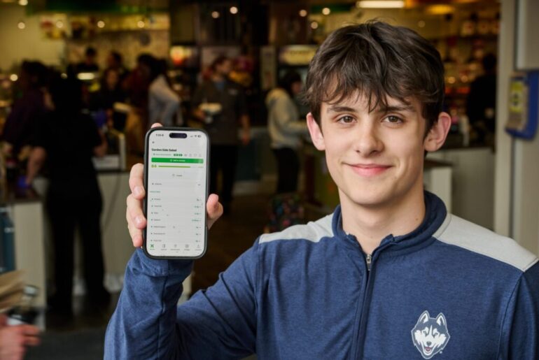 First-Year Business Student Invites UConn Diners to ‘Swipe’ for Easy Dining Hall Nutrition Info