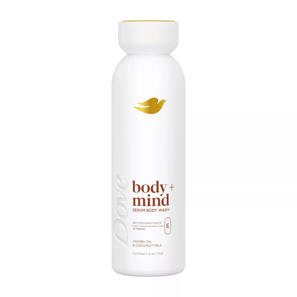 Dove Body + Mind Jojoba Oil & Coconut Milk Serum Body Wash 350ml