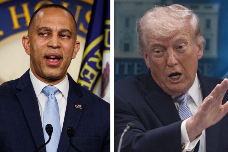 Hakeem Jeffries Calls for 'Wellness Check' on Trump After Iran Threat on Easter