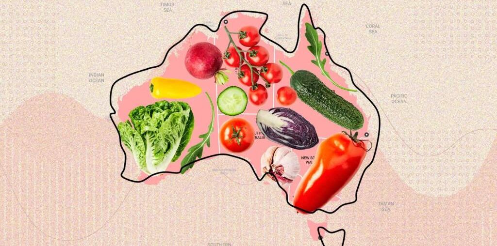Which areas eat the most vegetables?