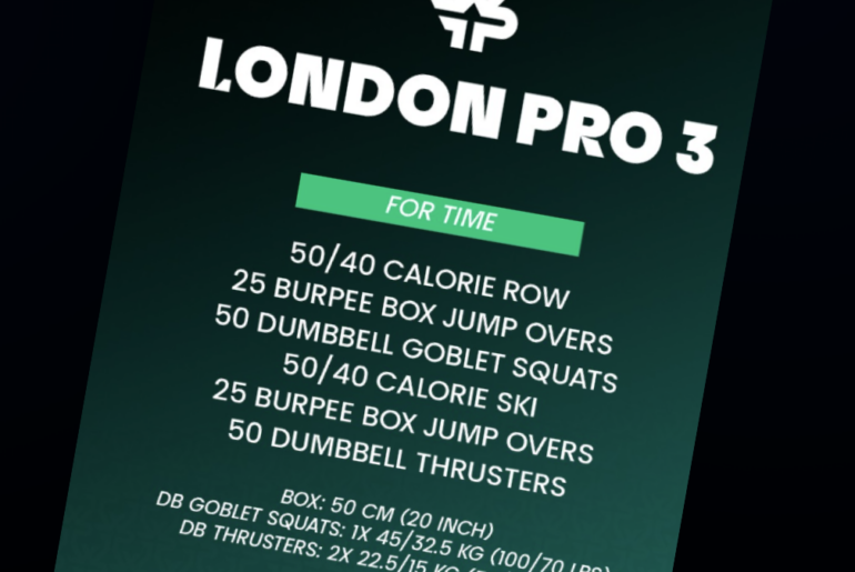 World Fitness Project Has Revealed the Workouts for London (and They Look BRUTAL)