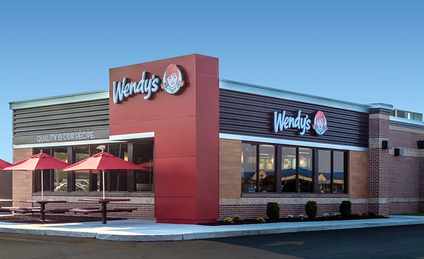 Shown is an example of a new Wendy's design.