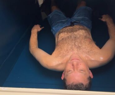Defying gravity at Float Away Wellness Spa