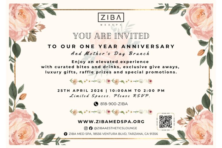 Ziba Med Spa Announces First Anniversary Celebration and Spring Wellness Treatment Packages