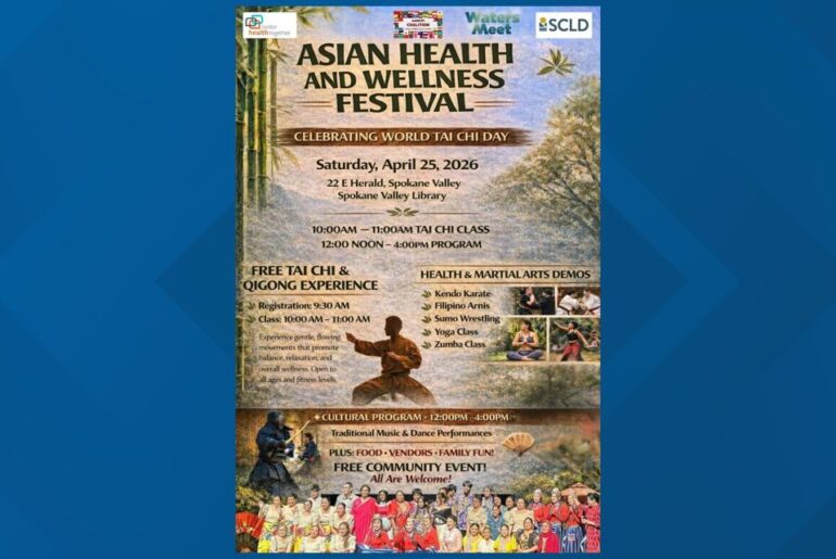 Spokane Valley Library hosts Asian Health and Wellness Festival on April 25