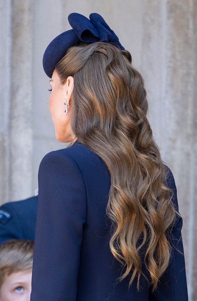 princess wales kate sunlit brunette