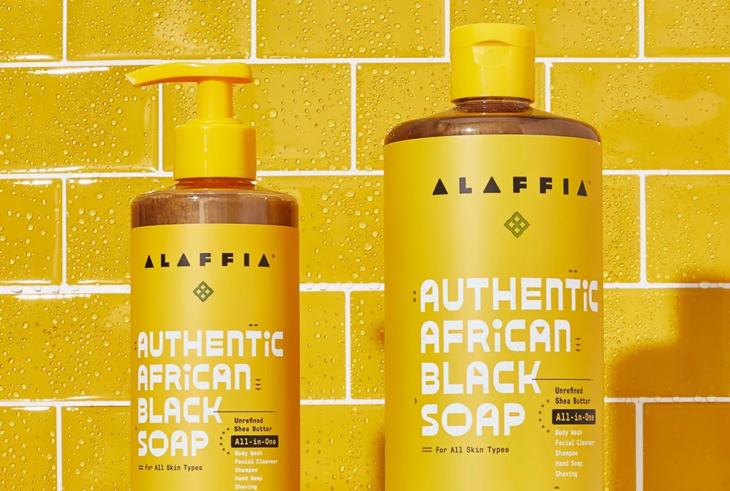 Alaffia black soap.