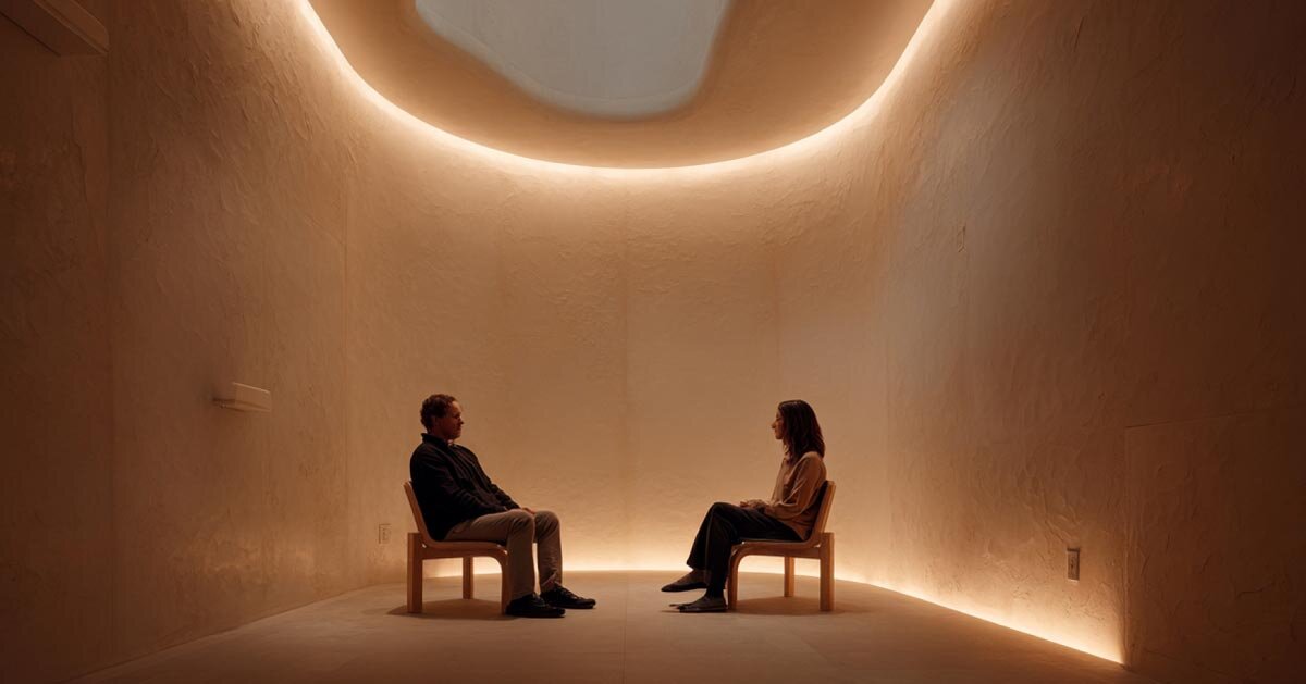 alchemy 38 layers wood, stone, and light into a wellness retreat in new york