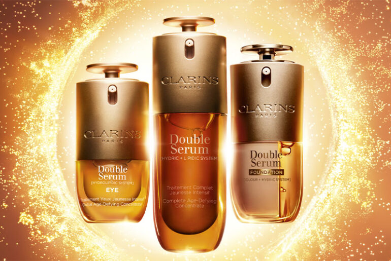 Aptar Beauty and Clarins launch the Double Serum Hybrid Foundation