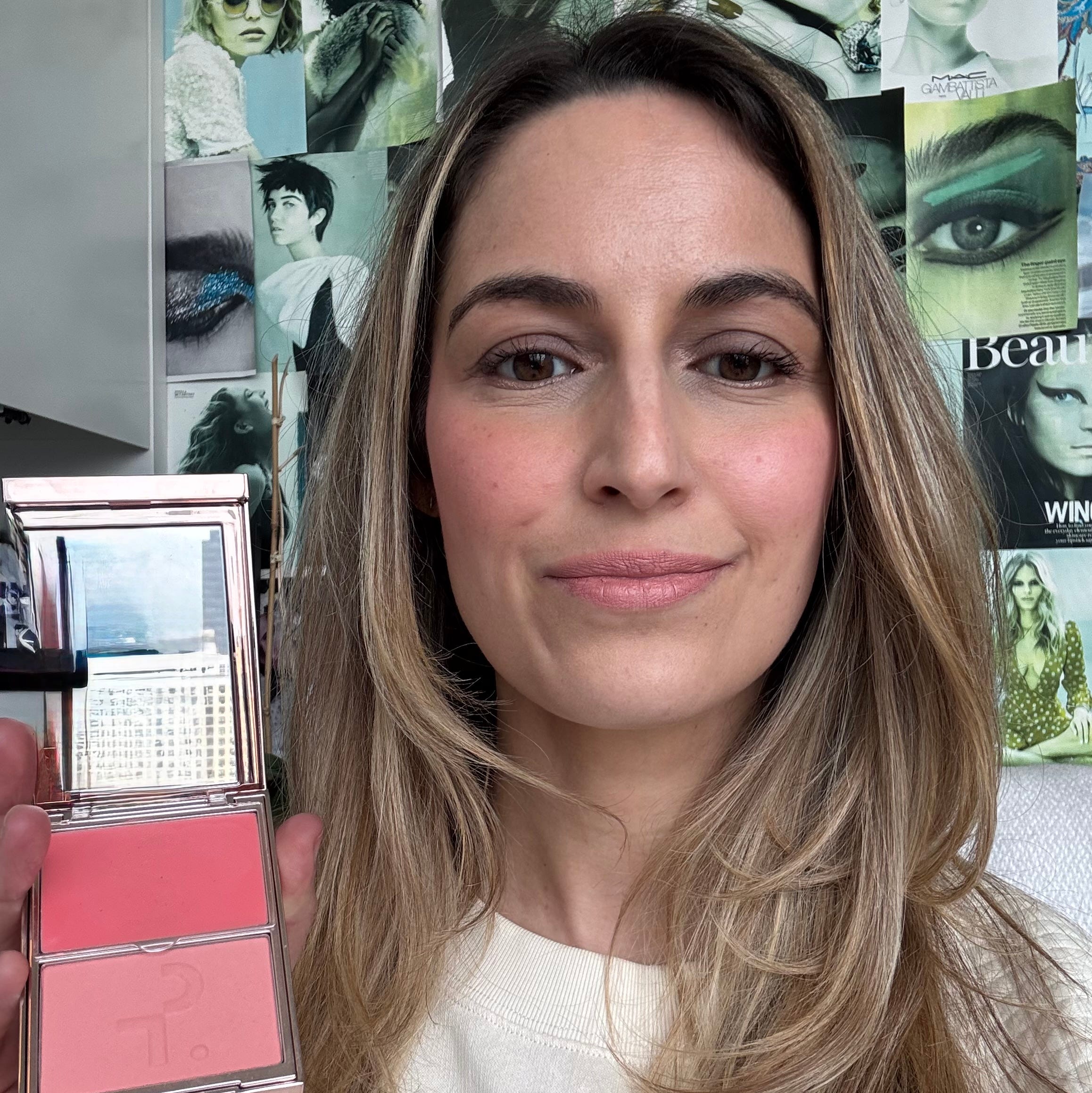 best new beauty products: patrick ta major headlines double take crème & powder blush duo