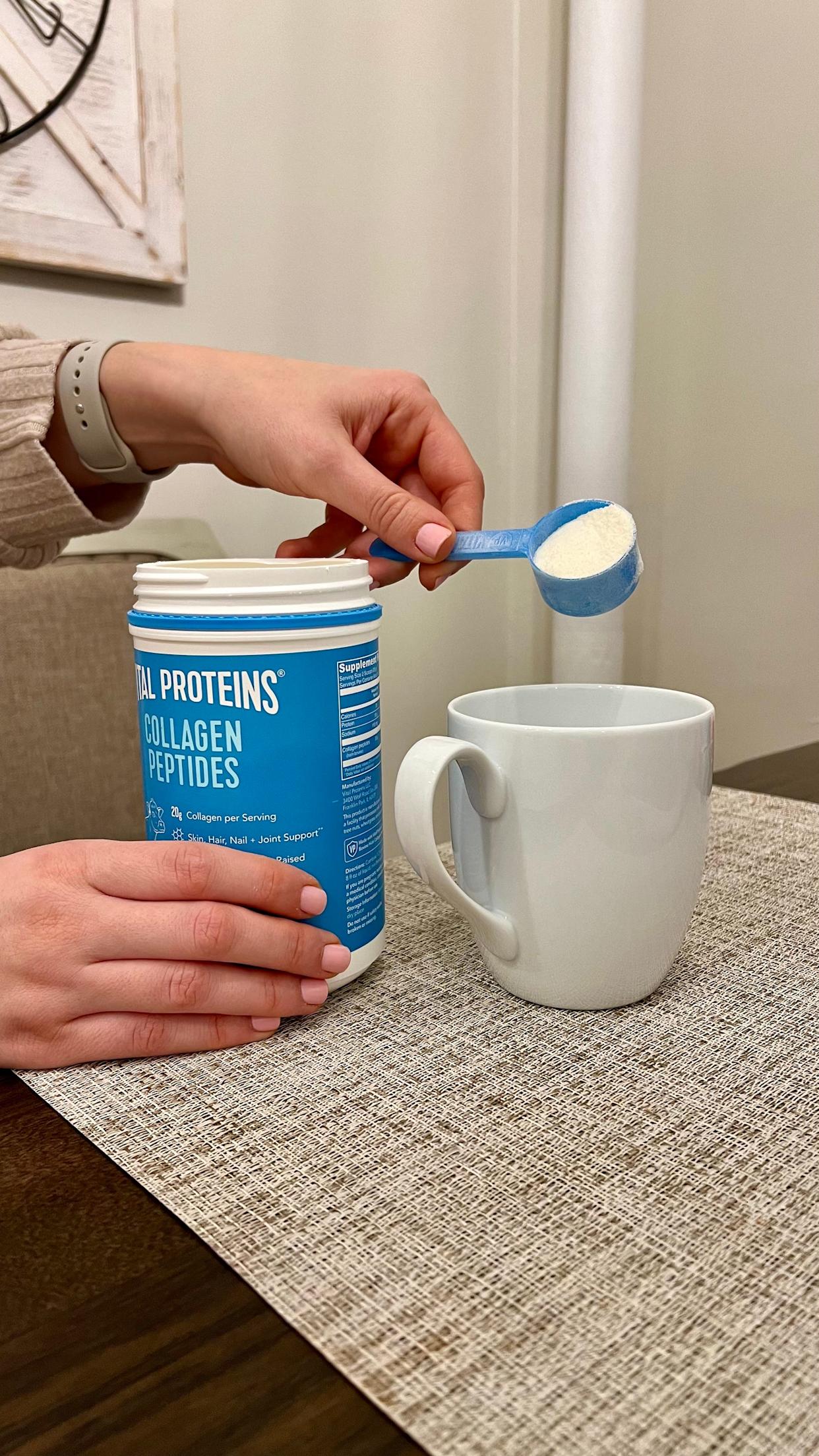 sassos testing out vital proteins collagen peptides