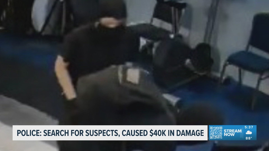 Police searching for suspects accused of causing $40K in damage to Pasco County fitness center