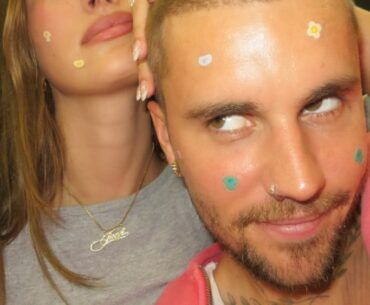 Hailey Bieber and Justin Bieber for Rhode