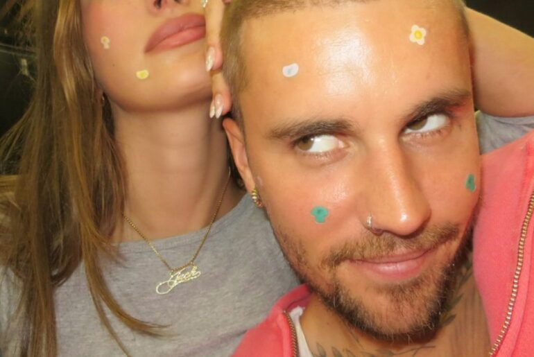 Hailey Bieber and Justin Bieber for Rhode