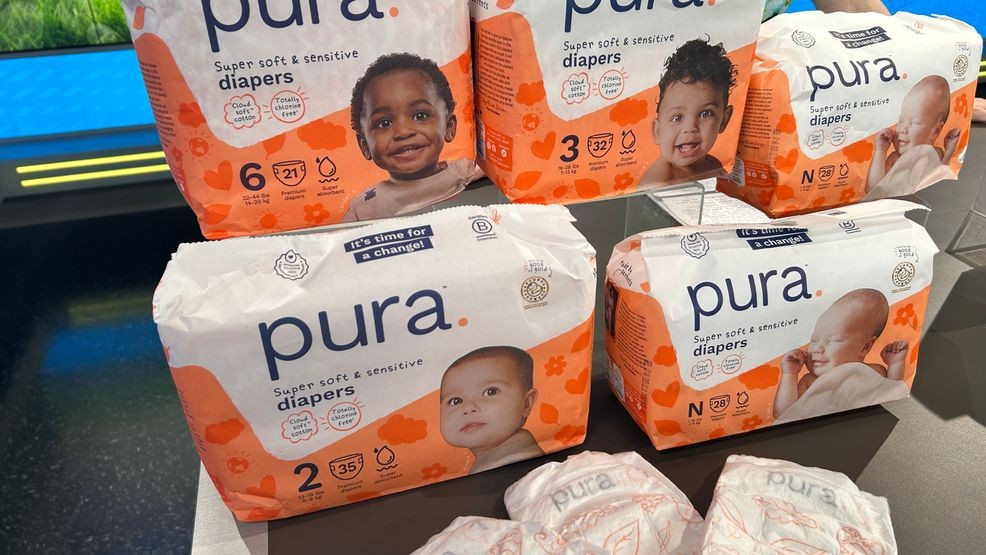 Pura is helping reduce diaper waste with plant-based, hypoallergenic diapers made using green energy and packaged in recyclable materials — offering a more eco-conscious option for parents.