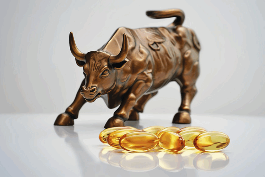 Prices of vitamin E are rising sharply with limited supplier offers, keeping the market strongly bullish. AI-generated image.