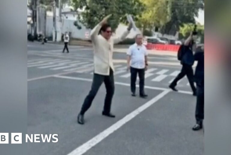 Bongbong Marcos fights ill-health rumours with star jumps