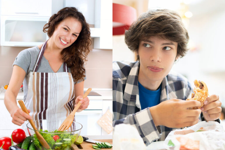 boy kibble, food trends, Gen Z, parenting, healthy, eating habits, meal plans