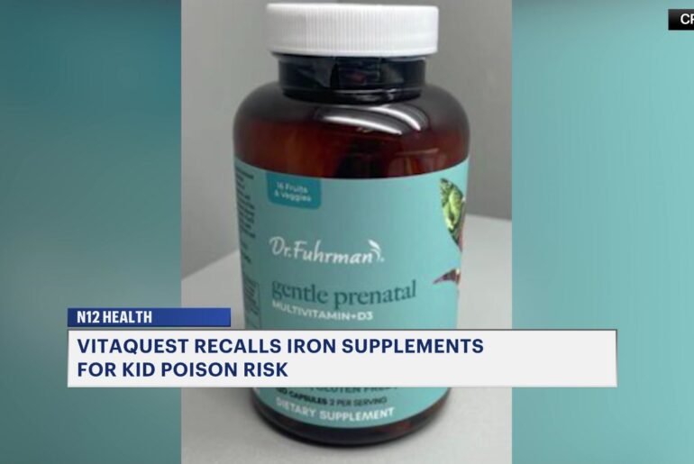 News 12 | Bronx | More Than 350000 Iron Supplements Recalled For Lacking Childresistant Packaging