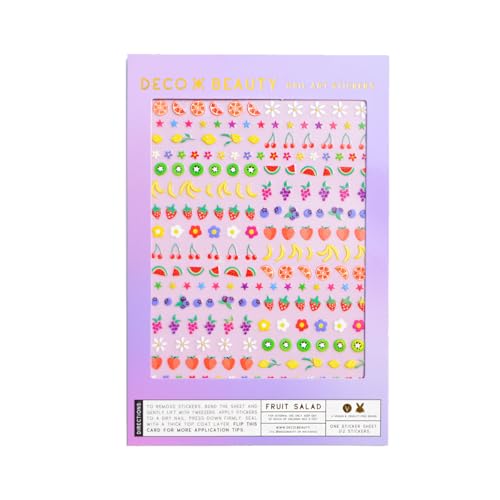 Deco Beauty Fruit Salad- Super Thin & Easy-To-Apply Nail Art With the Cutest Designs - Durable & Long-Lasting Nail Art Stickers and Decals for Women, for Diy At-Home Manicures & Salon-Quality Nails