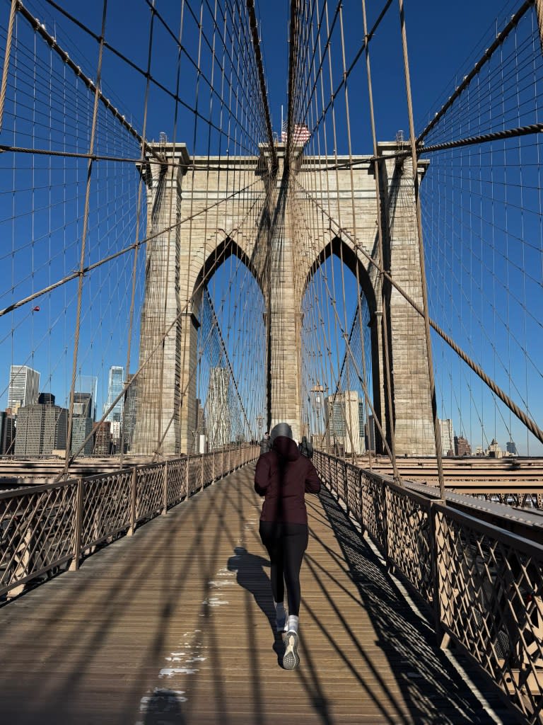 Baker has been running since childhood and even did it on her babymoon. Molly Baker