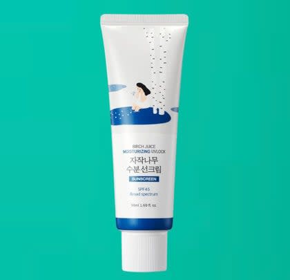Round Lab's Moisturizing Birch Juice sunscreen that feels invisible 