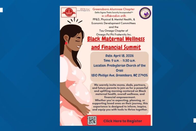 Greensboro: Black Maternal Wellness & Financial Summit Event, Saturday, April 18, 2026