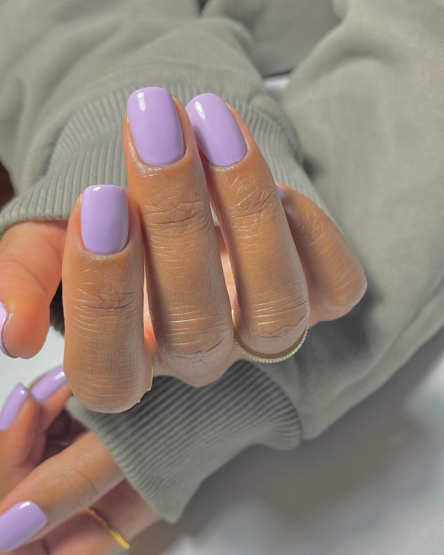 Lavender nails