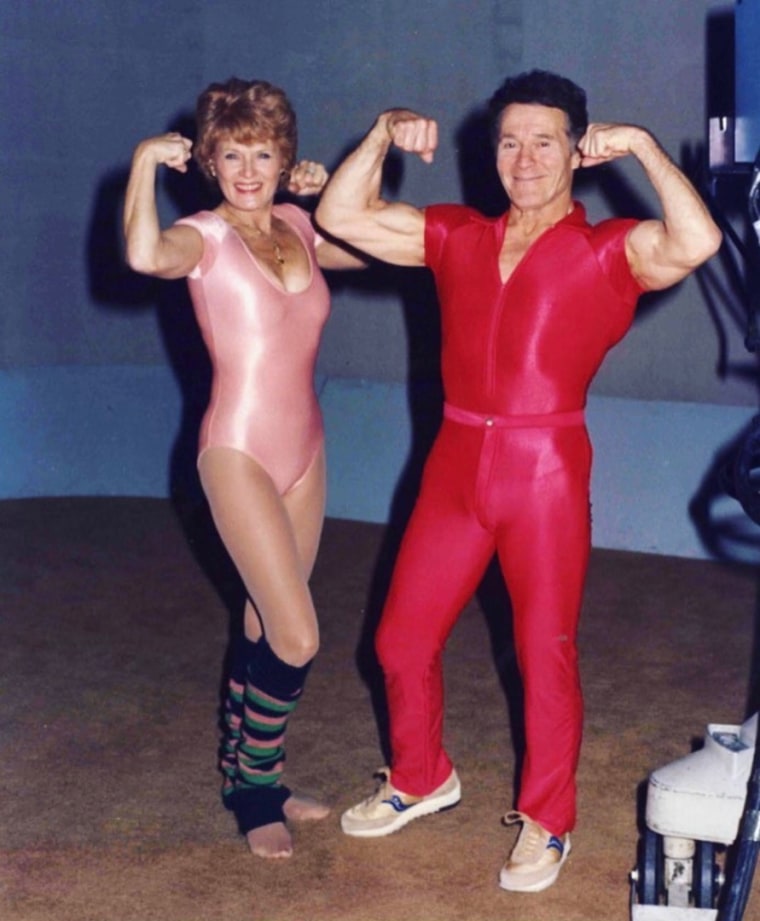 Elaine and Jack LaLanne.