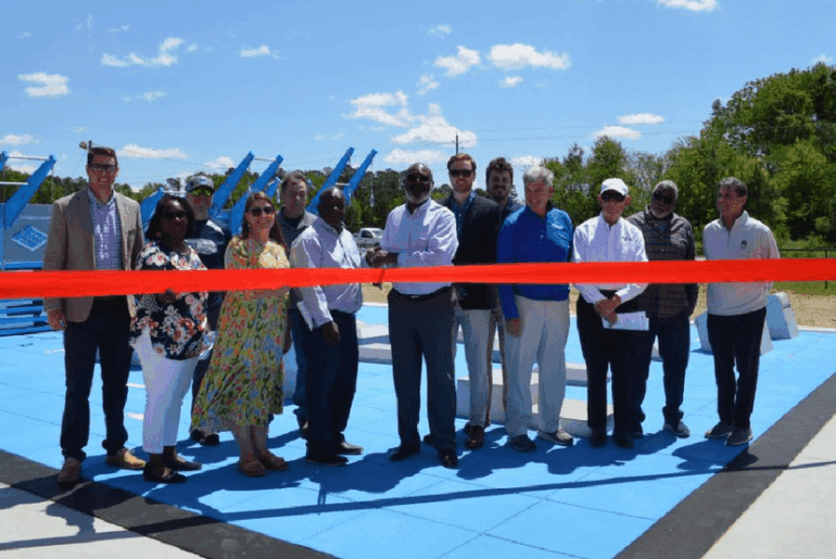 Partnership and grants bring outdoor fitness court and digital wellness to Trenton