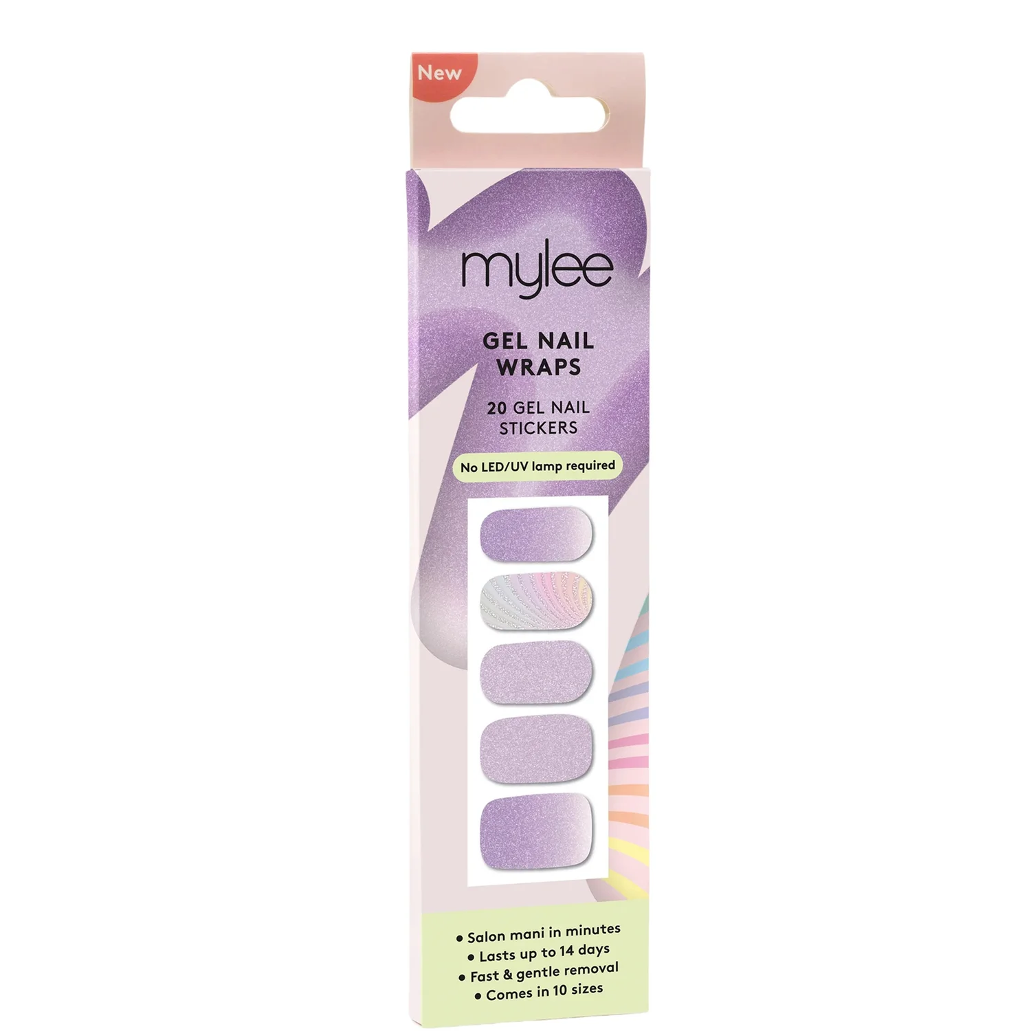Mylee Gel Nail Wraps Dusk 'till Down